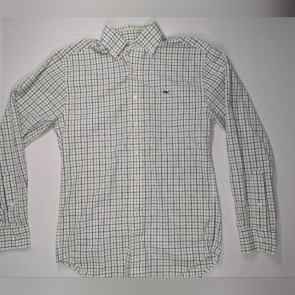 Vineyard Vines Classic Fit Whale Button Up Shirt